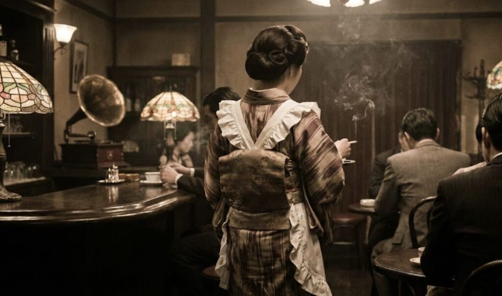 当時カフェの様子